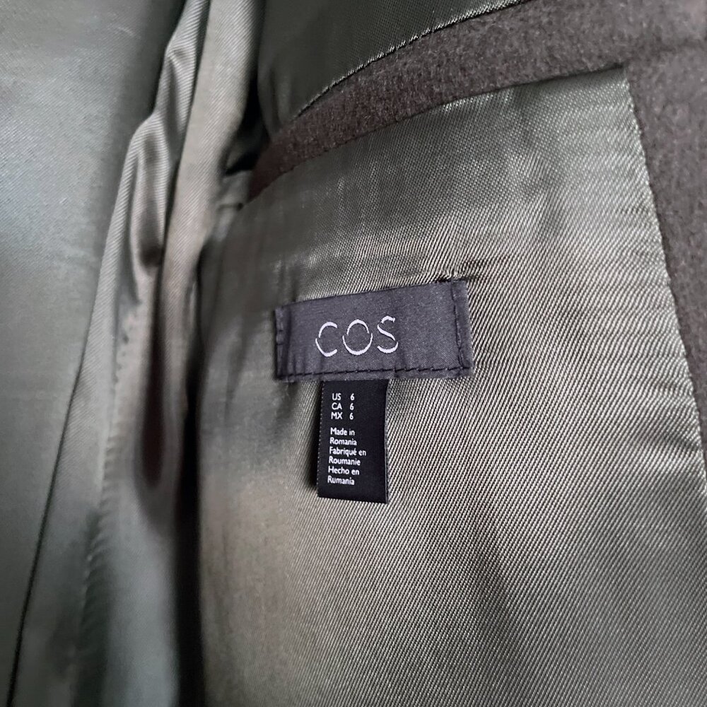 Cos Brown Coat. Like new. Jil Sander style - Picture 4 of 5